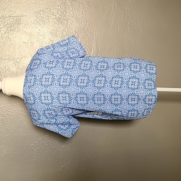 Morgan Taylor women's small 100% polyester short sleeve blouse NWT - Picture 2 of 9